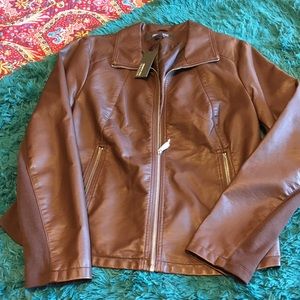 Kenneth Cole Reaction faux leather jacket BNWT
